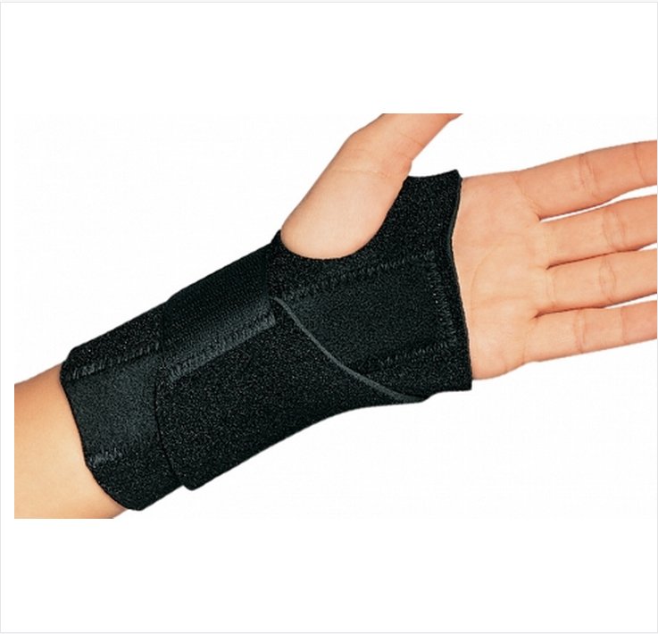 ProCare® Universal Wrist-O-Prene™ Wrist Brace Neoprene Left Hand Black One Size Fits Most (288083_EA)