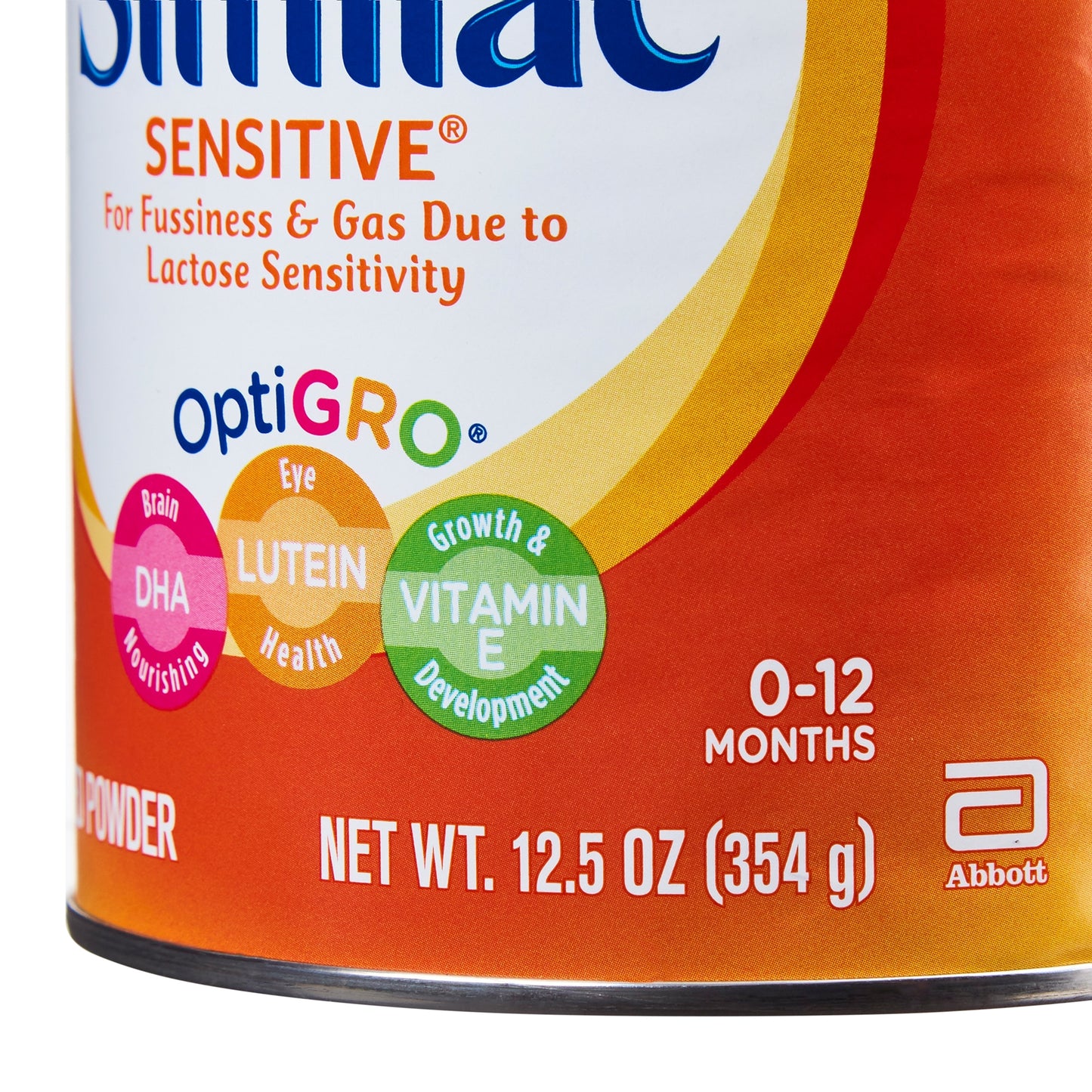 Similac Sensitive® Infant Formula Unflavored 12.5 oz. Can Powder Iron Lactose Sensitivity (746700_EA)