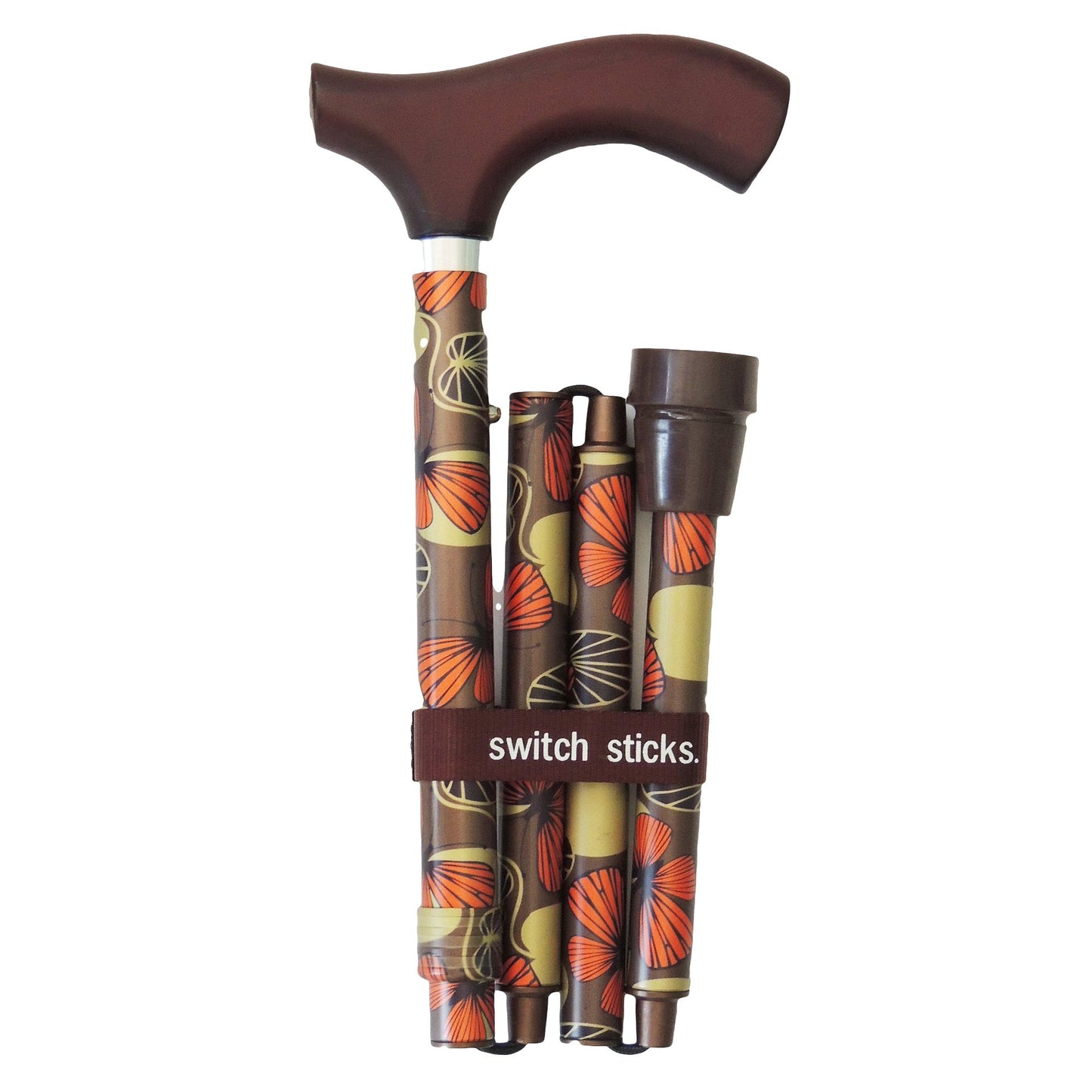 Switch Sticks® Folding Cane Aluminum 32 to 37 Inch Height Mimi Print (1050000_EA)