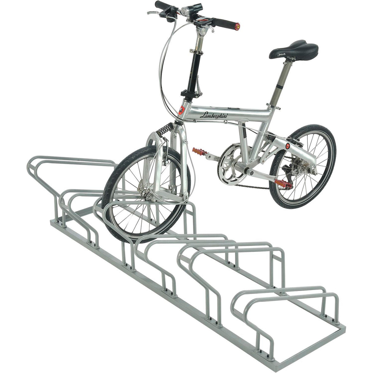 Global Industrial Low Profile Bike Rack, 6-Bike Storage (WB436501)
