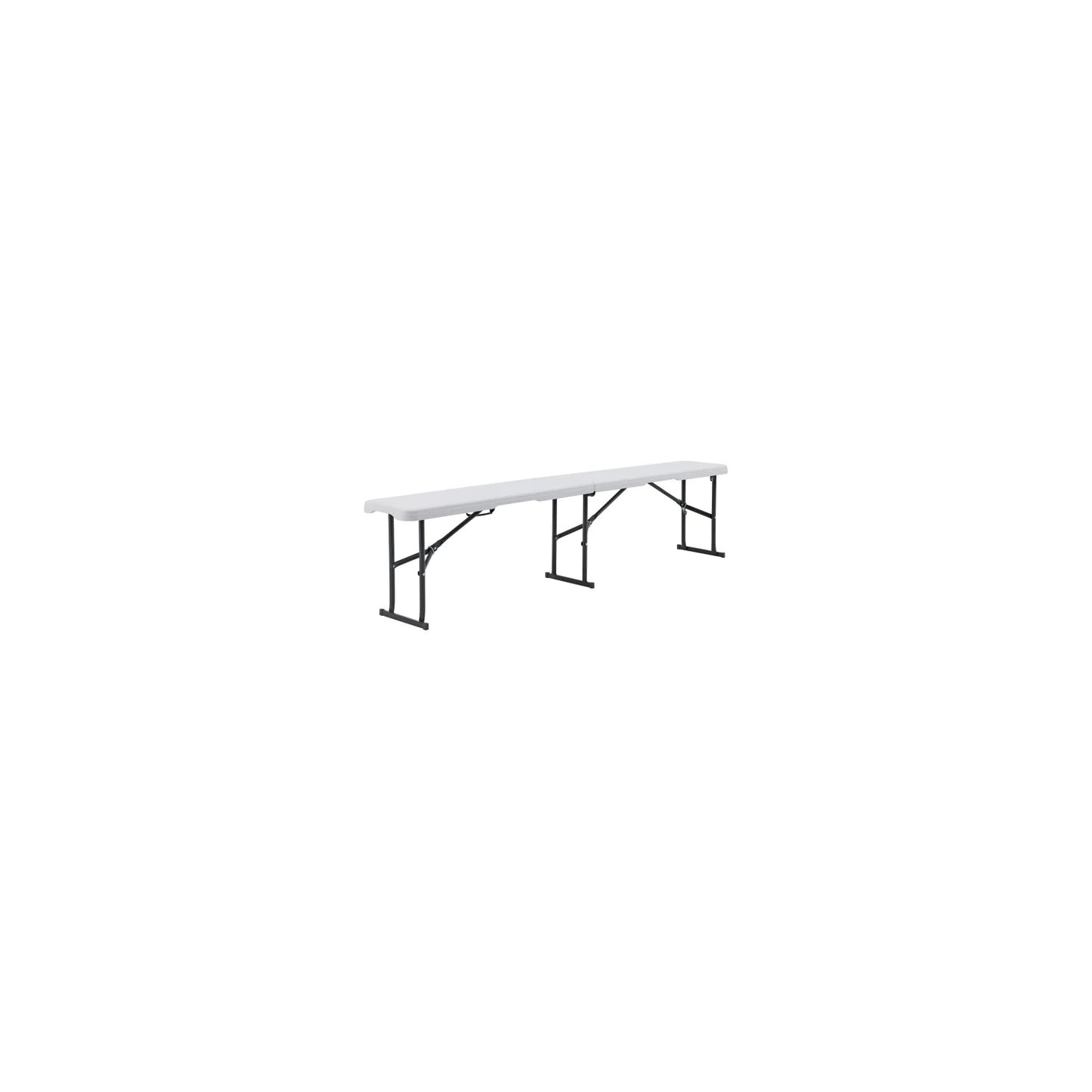 Global Industrial 6' Fold In Half Bench, White (WB436979)