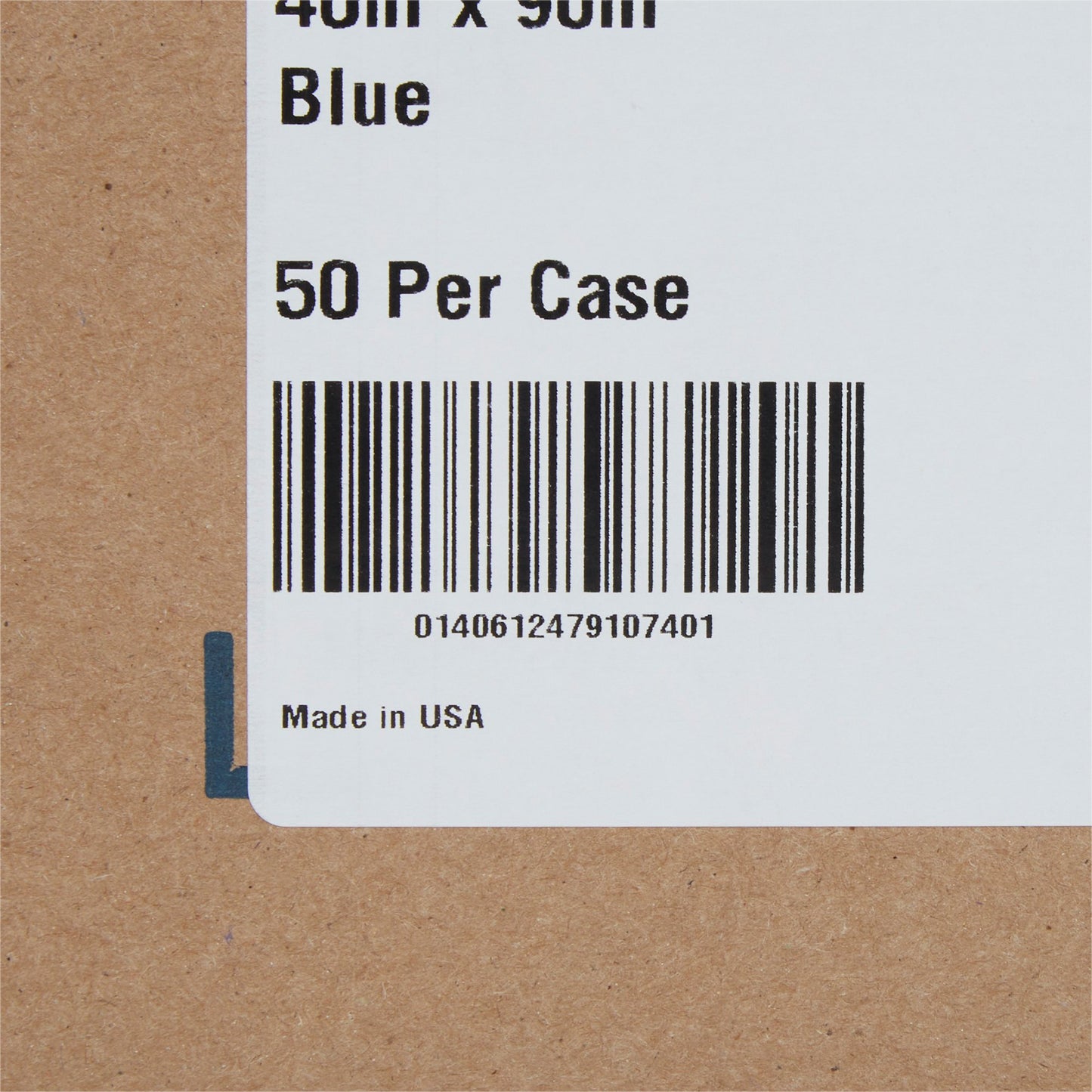 McKesson Stretcher Sheet Flat 40 W X 90 L Inch Blue 50% Cellulose Tissue / 50% Polyethylene Film Disposable (222919_CS)