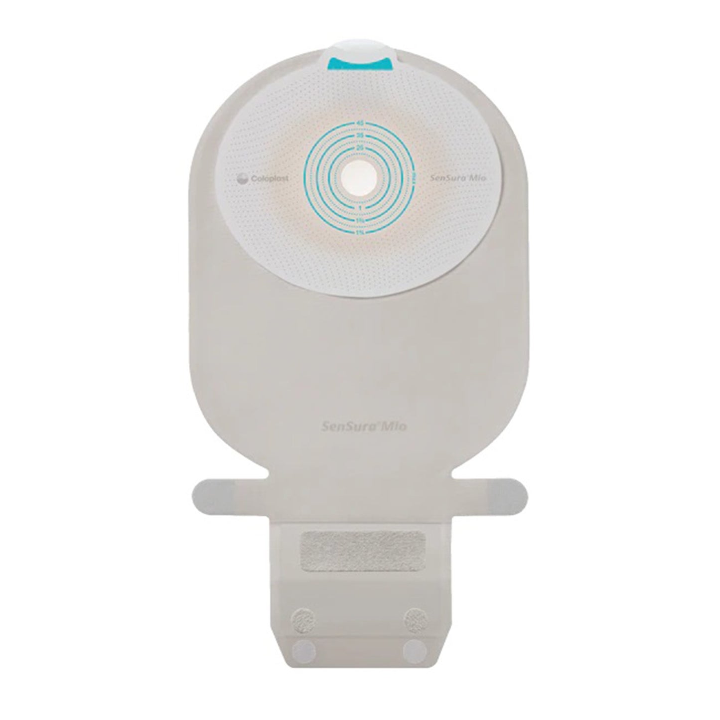 SenSura® Mio Ostomy Pouch One-Piece System 11 Inch Length, Maxi Flat, Pre-Cut 1-3/8 Inch Stoma Drainable (884548_BX)