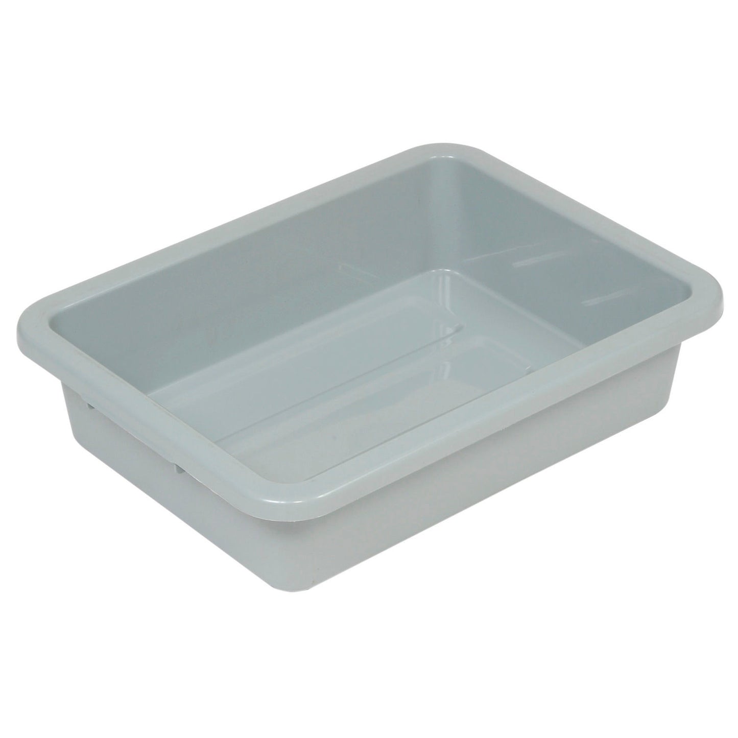 Global Industrial Plastic Nesting Tote Box, 20-1/4"L x 15-1/4"W x 5"H, Gray (WB443326)