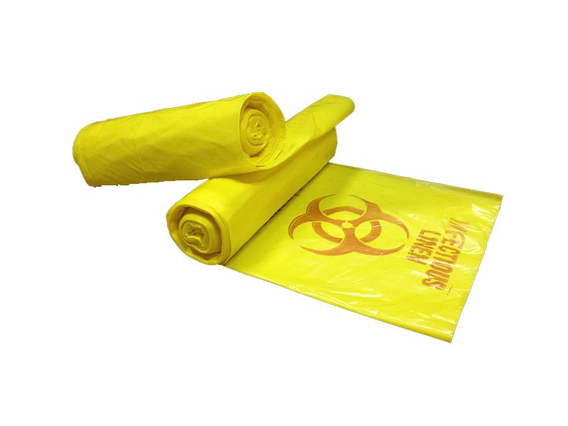 Colonial Bag Infectious Linen Bag Biohazard Symbol / Infectious Linen 33 gal. Yellow 30-1/2 X 43 Inch (877135_PK)