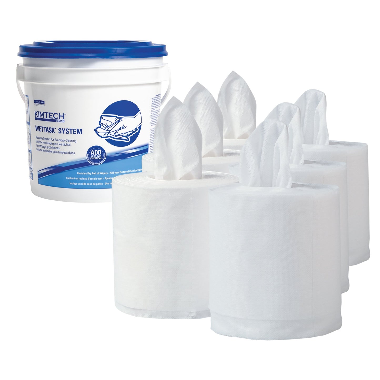 Kimtech Prep Wettask Task Wipe 90 Count Pail 12 X 12-1/2 Inch NonSterile Disposable (628836_CS)