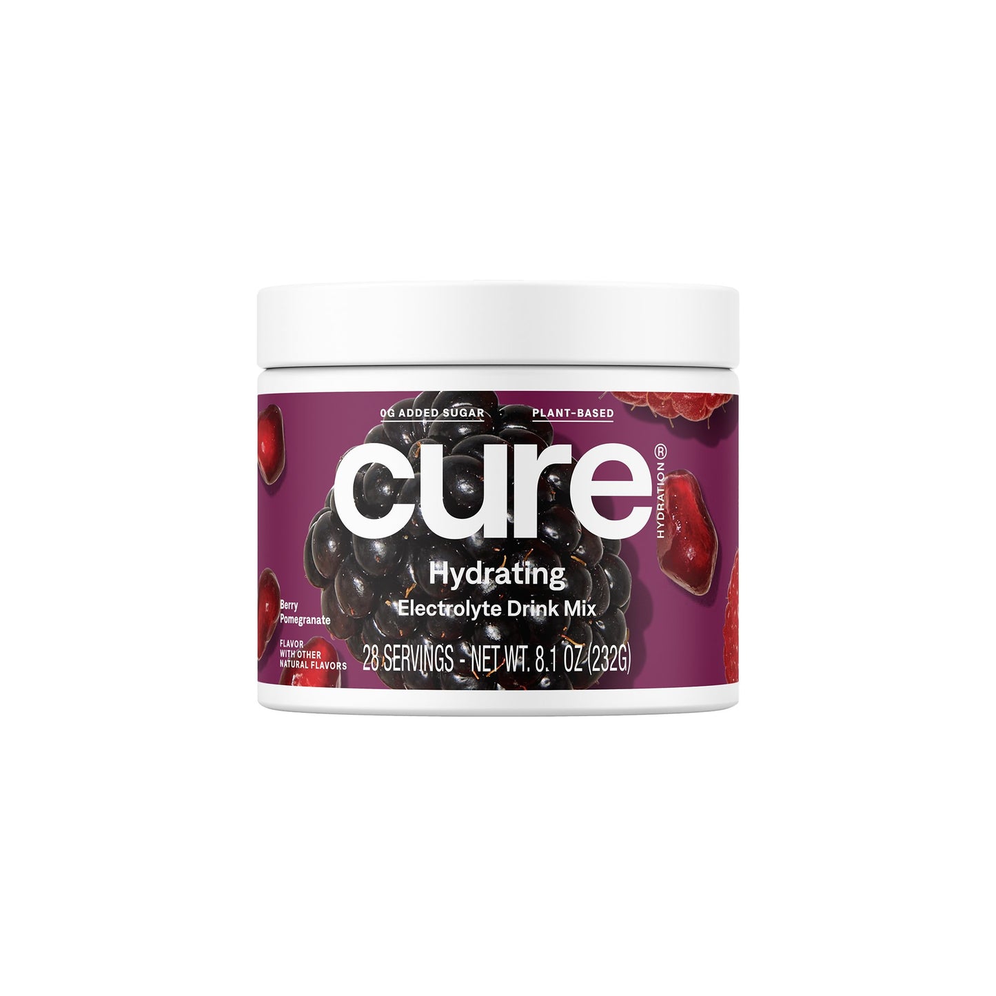 Cure® Oral Electrolyte Solution Berry Pomegranate 7.6 oz. Electrolyte (1251376_EA)