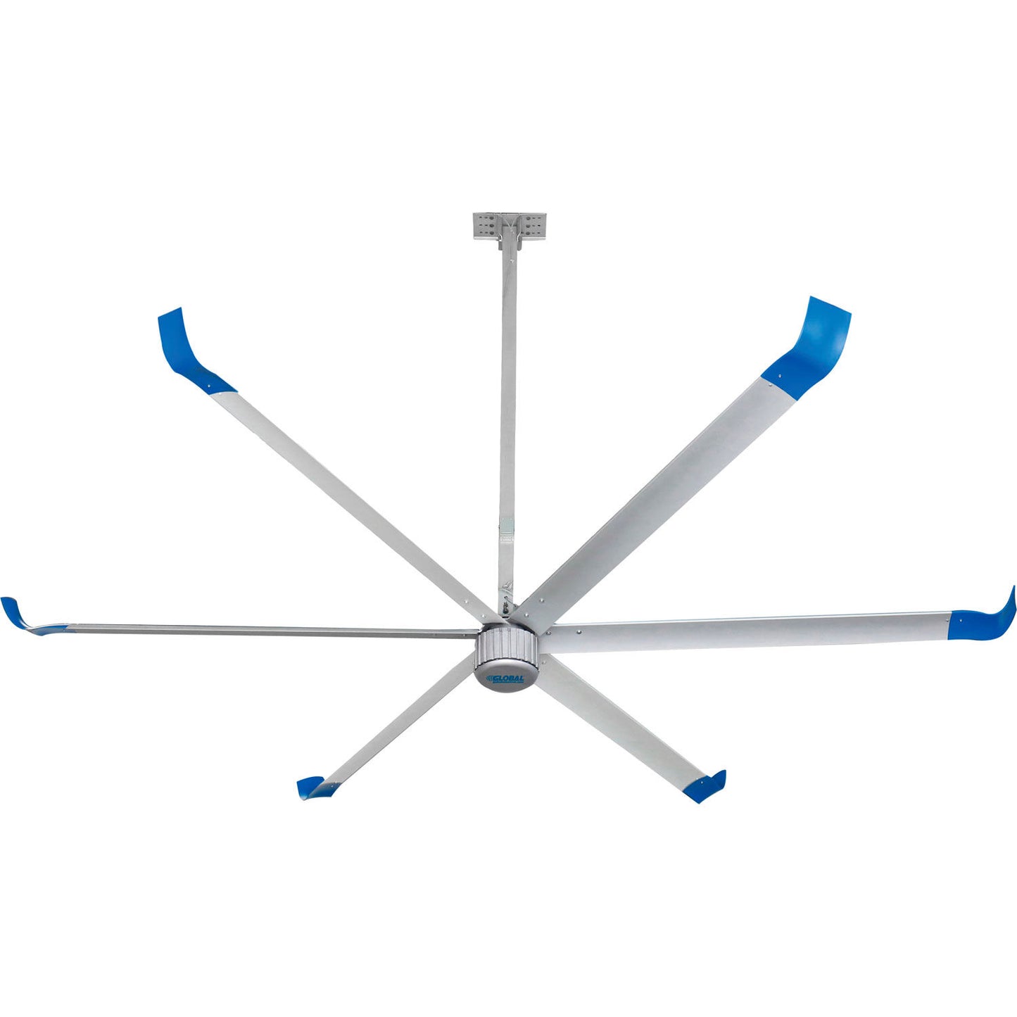 Global Industrial 16' HVLS Ceiling Fan, BLDC Motor, 109,700 CFM, 208/240V (WB293044)