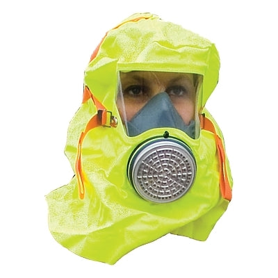 MSA S-CAP Hoods, Escape Hood, PVC, Includes Donning Instructions and Foil Bag (454-10064644)