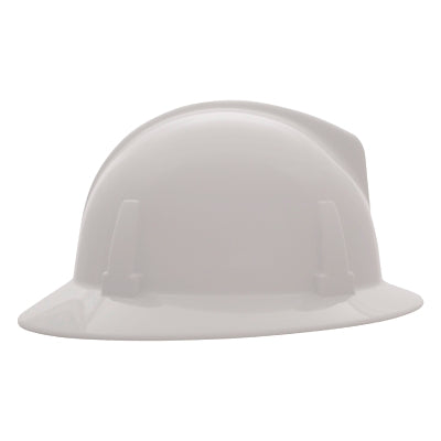 MSA Topgard® Protective Caps and Hats, Fas-Trac® III Ratchet, Hat, White (454-475393)