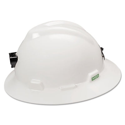 MSA MSA Specialty V-Gard® Protective Caps and Hats, Fas-Trac III, w/Lamp Bracket & Cord Holder, WH (454-815009)