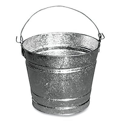 Magnolia Brush Hot-Dipped Galvanized Pail, 24.04 qt (455-20PAIL)