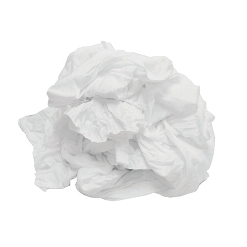 TASKBrand® New Bleached & Unwashed White Knits (T-Shirt), 50lb Box (HOS455-50)