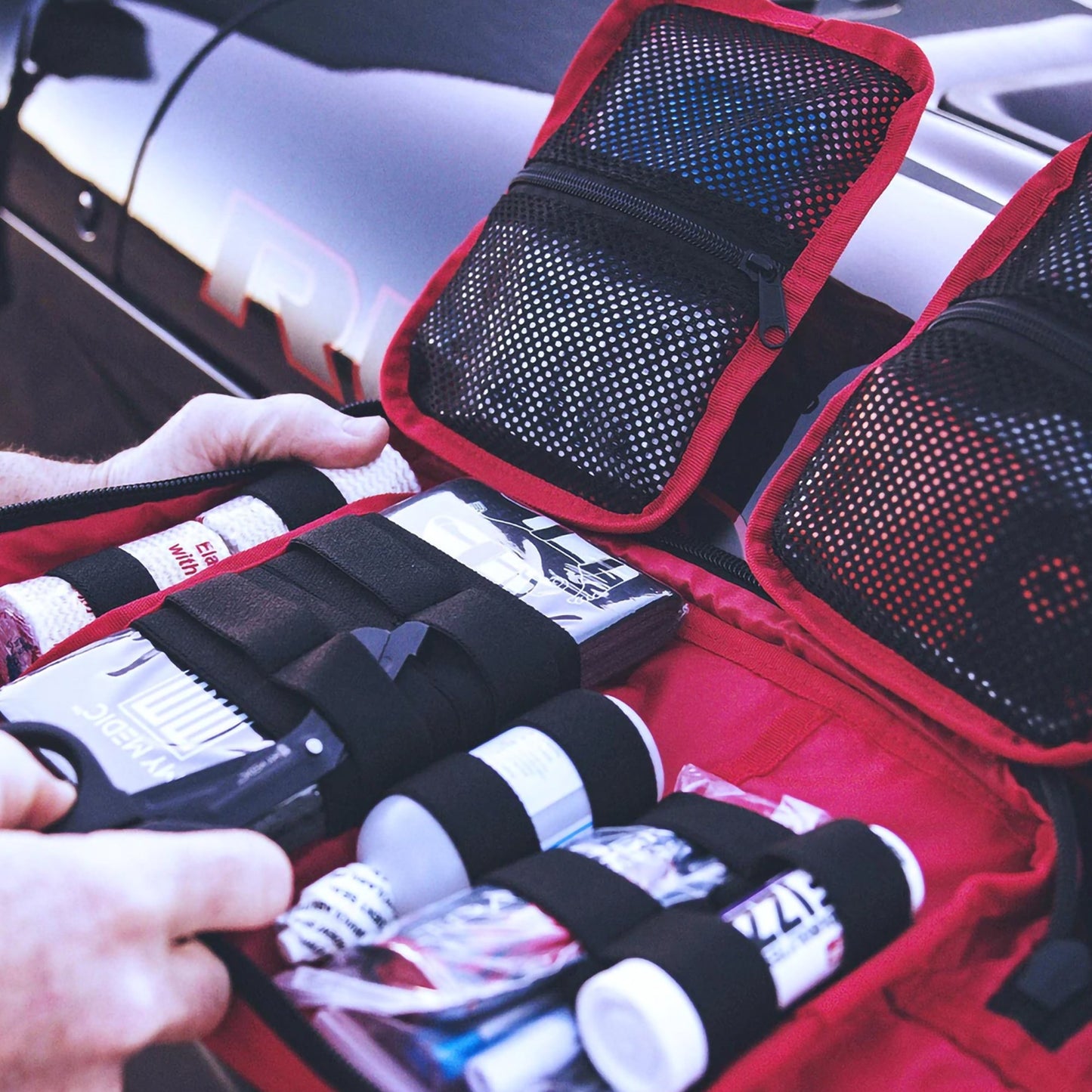 My Medic™ MYFAK Standard First Aid Kit Red Nylon Bag (1207718_EA)