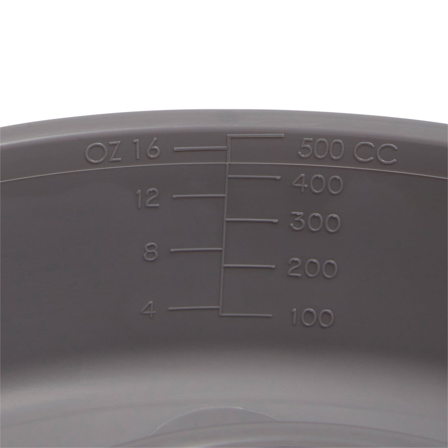 McKesson Emesis Basin Graphite 16 oz. Plastic Single Patient Use (1028127_CS)