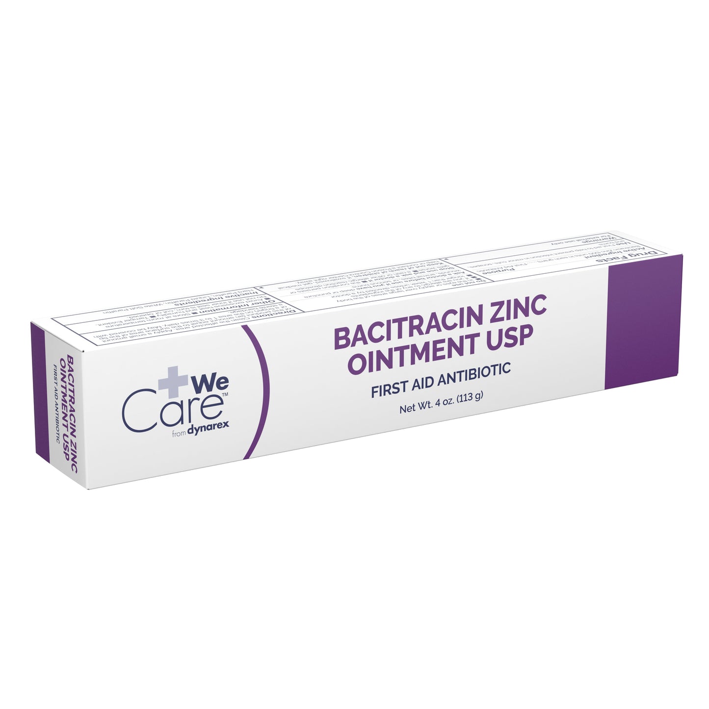 WeCare™ First Aid Antibiotic Bacitracin Zinc Ointment 4 oz. Tube (874022_EA)