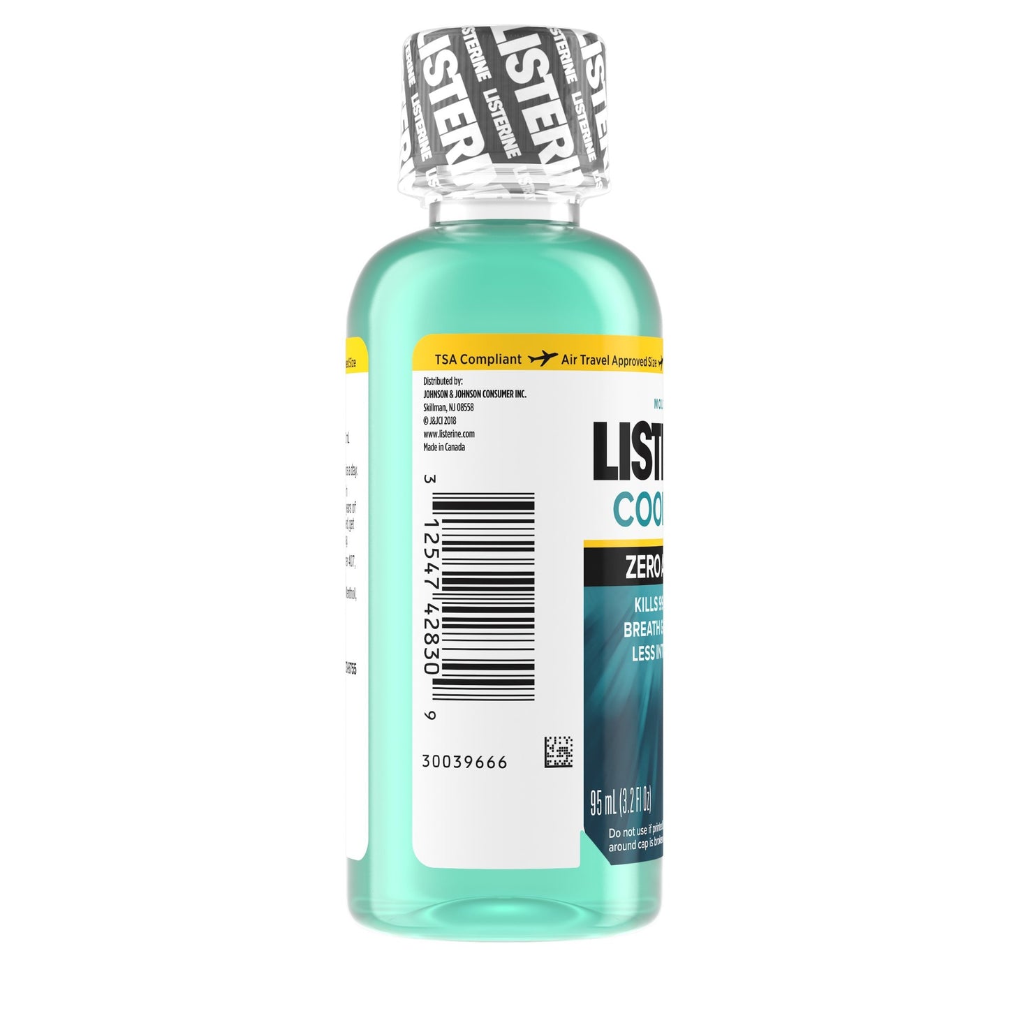 Listerine® Zero™ Mouthwash 3.2 oz. Clean Mint Flavor (780431_CS)