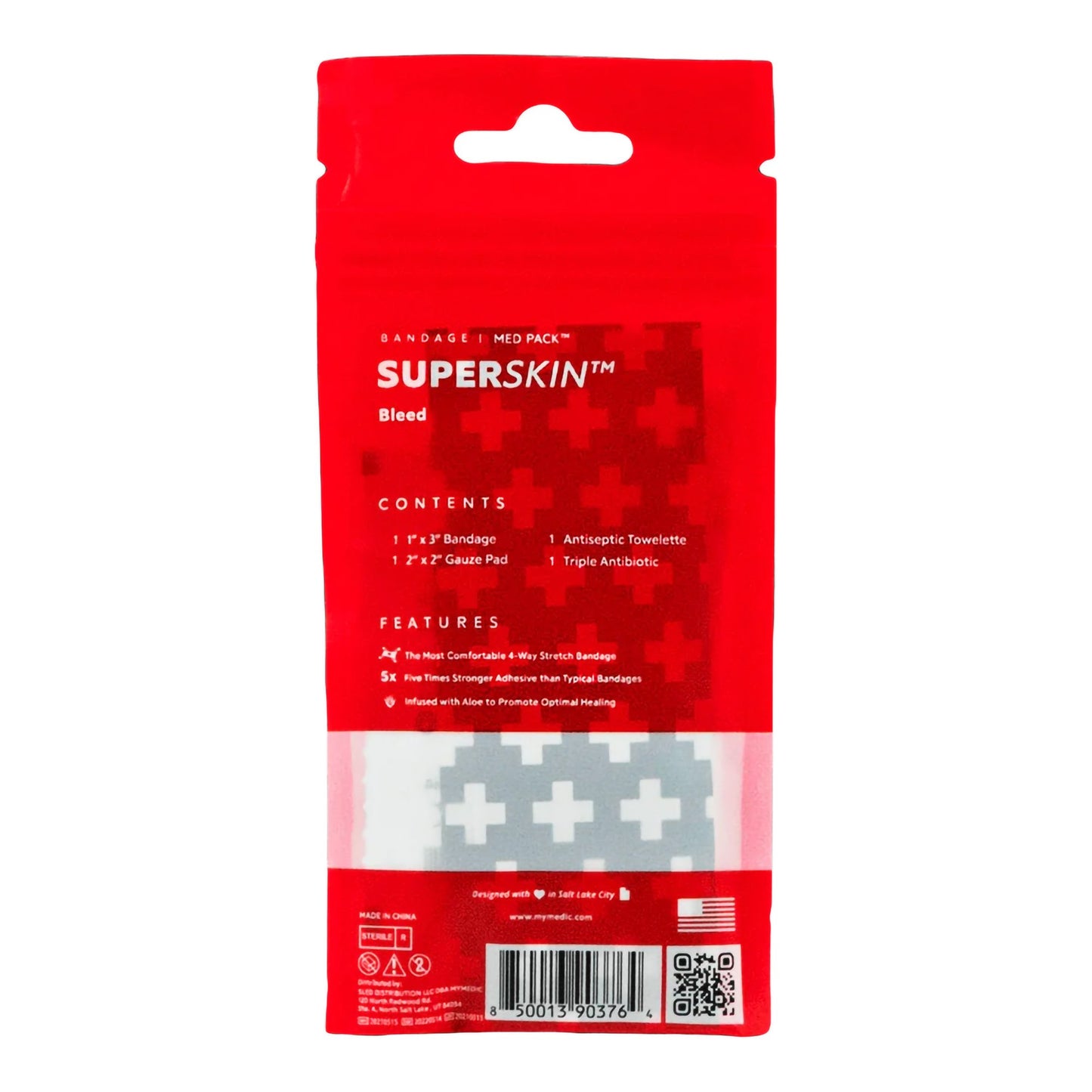 My Medic™ MED PACKS SuperSkin First Aid Kit Plastic Pouch (1207738_EA)
