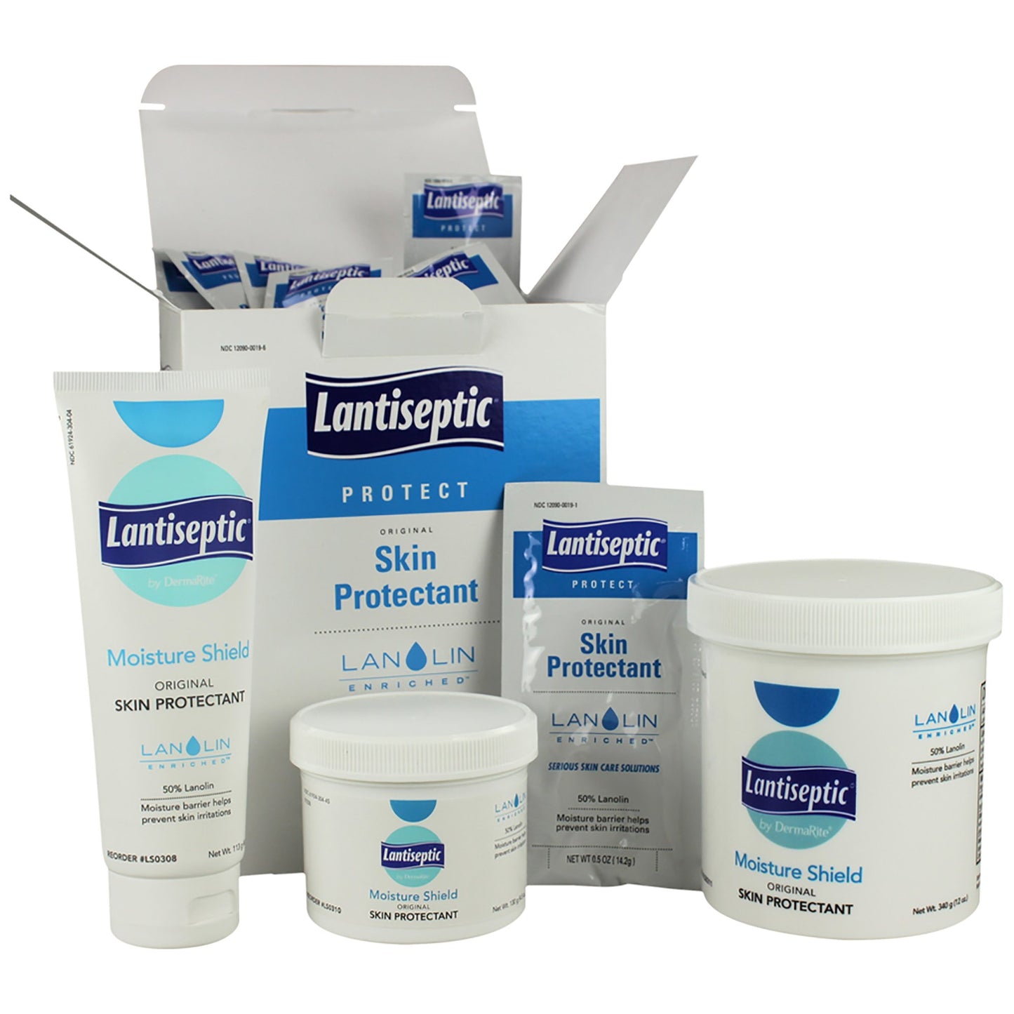 Lantiseptic® Moisture Shield Skin Protectant 5 Gram Individual Packet Lanolin Scent Ointment (579616_PK)