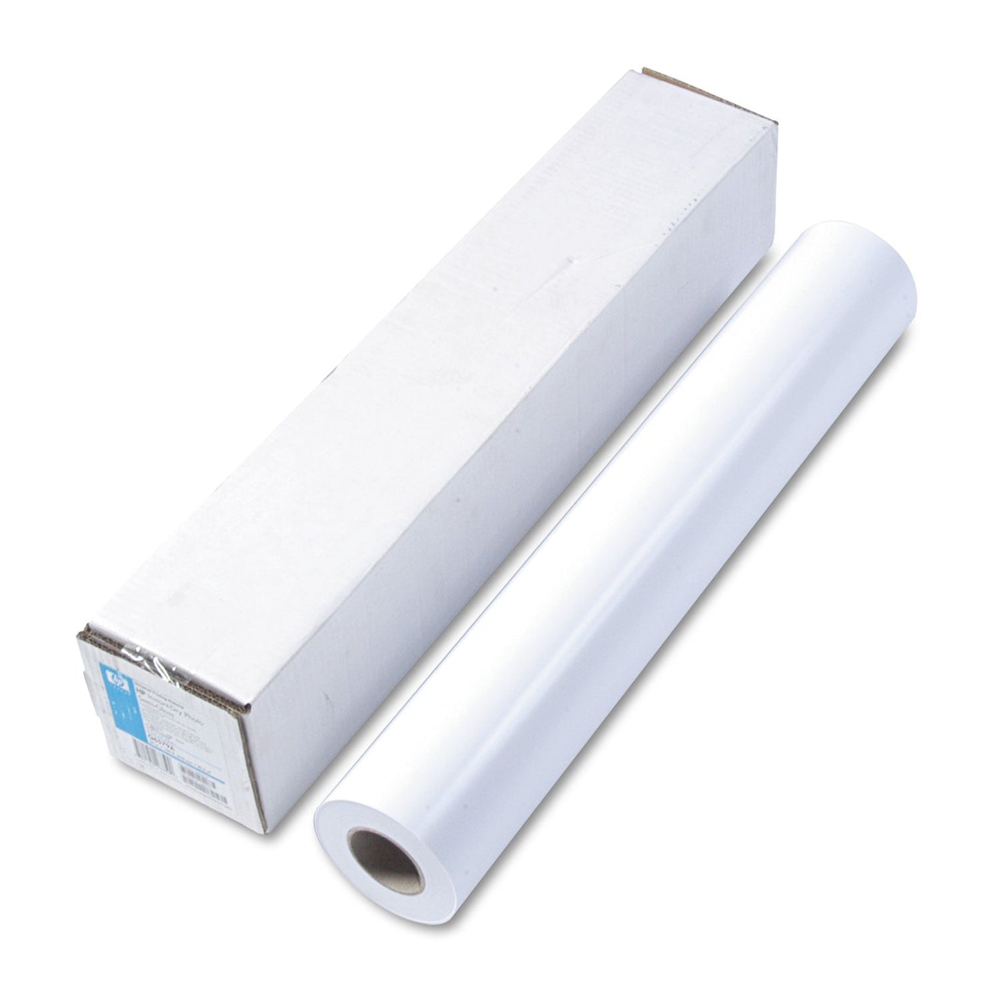 HP DesignJet Large Format Paper for Inkjet Prints, 7 mil, 24" x 100 ft, Satin White (HEWQ6579A)