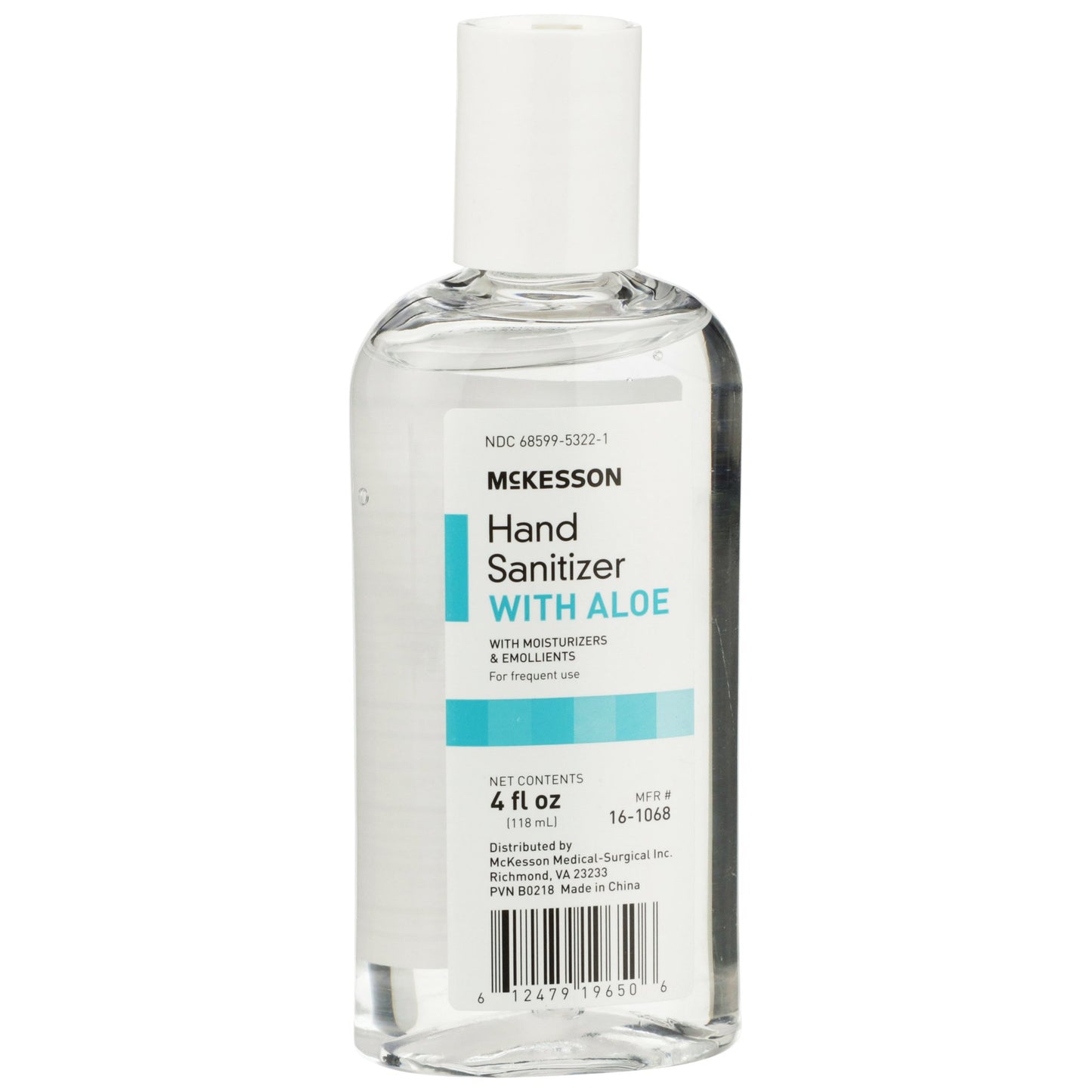 McKesson Hand Sanitizer with Aloe 4 oz. Ethyl Alcohol Gel Bottle (953790_CS)