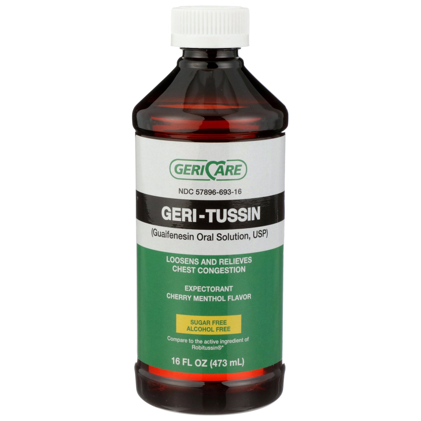 Geri-Care® Cold and Cough Relief 100 mg / 5 mL Strength Liquid 16 oz. (703056_CS)