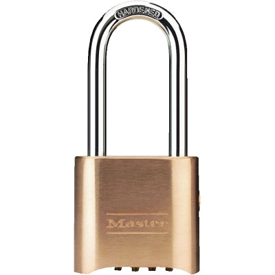 Master Lock Company No. 176 & 177 Resettable Combination Locks, 5/16 in Diam., 2 1/8 in L X 1 in W (470-176LH)