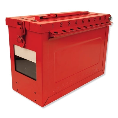 Master Lock Company Group Lock Box, Max Number of Padlocks: 19, 9-1/16 in x 6-27/64 in (470-S602)
