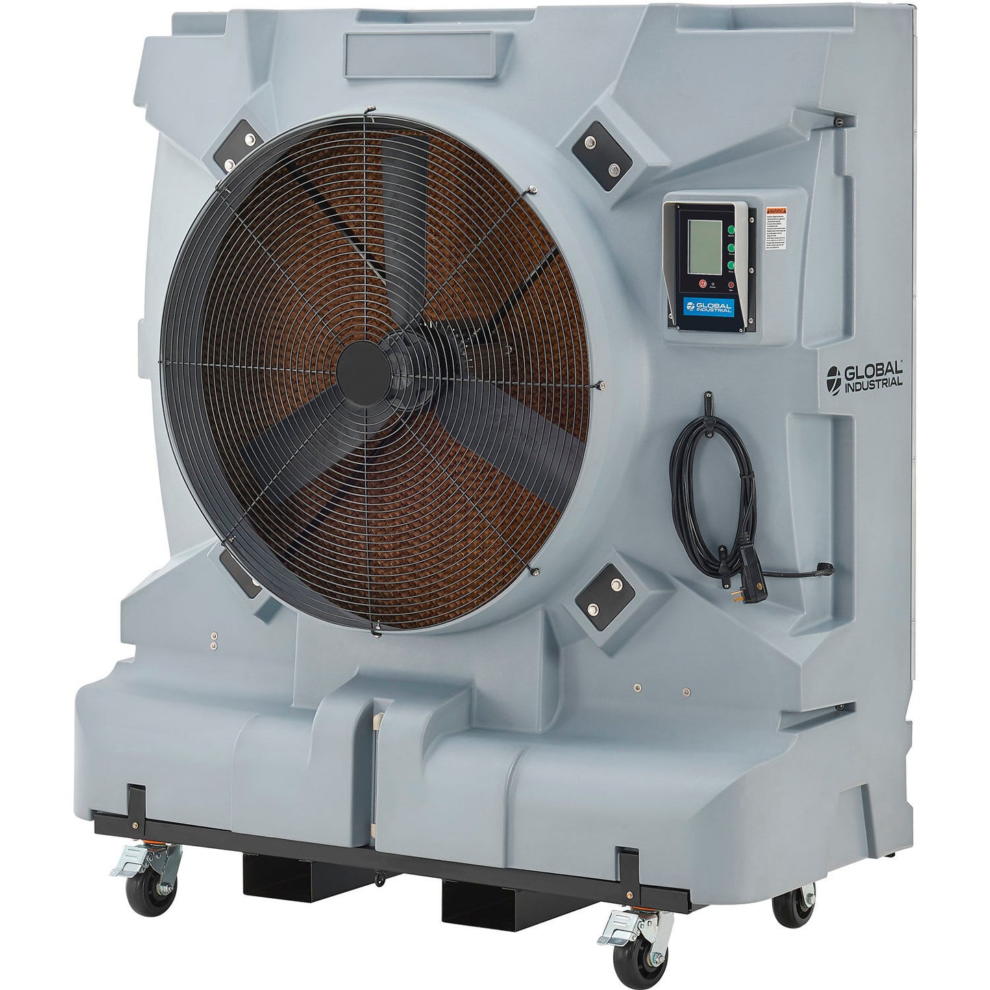 Global Industrial 36" Portable Evaporative Cooler, Direct Drive, 3 Speed, 74 Gal. Capacity (WB293132)