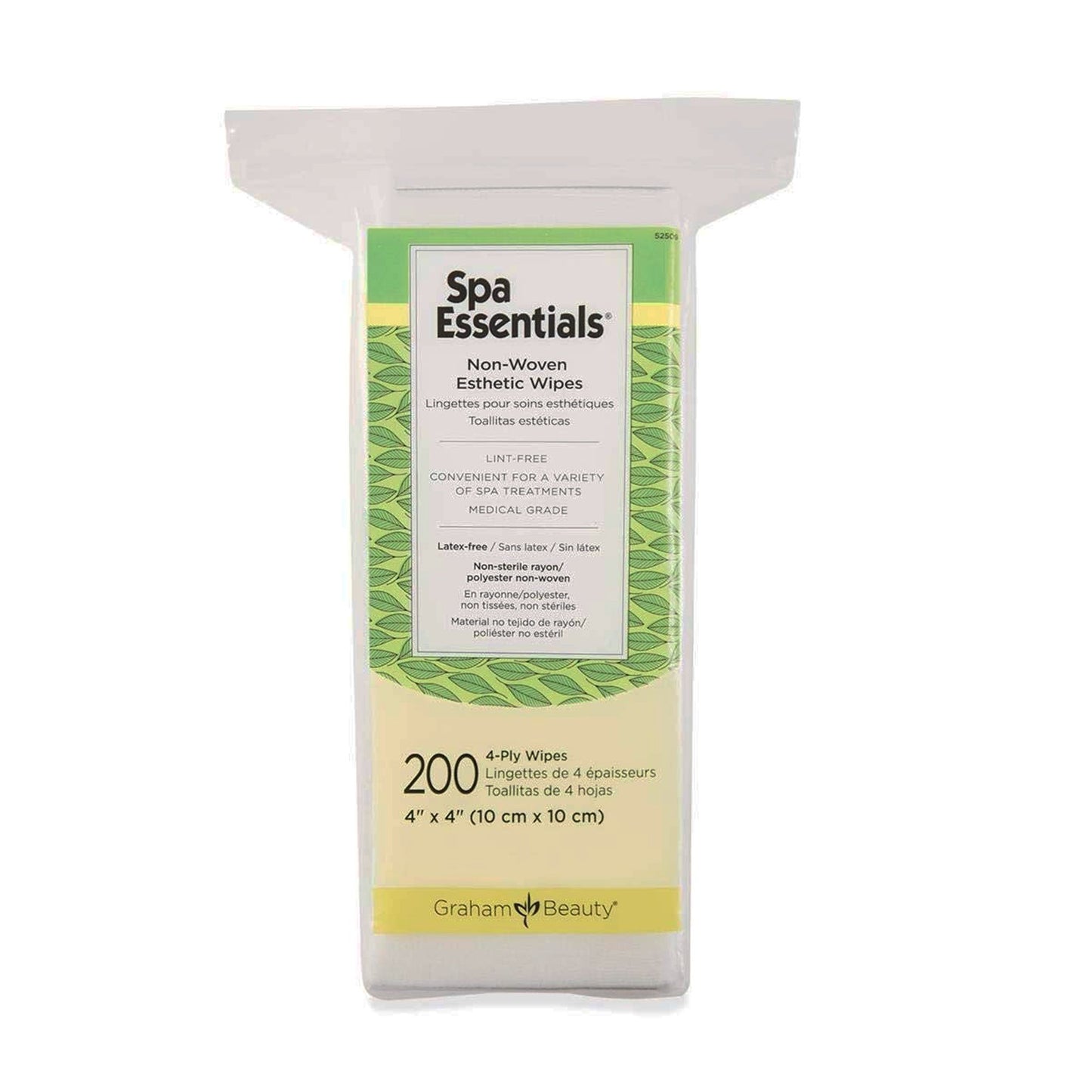 Spa Essentials® Esthetic Wipe Bag Unscented 200 Count (694103_PK)