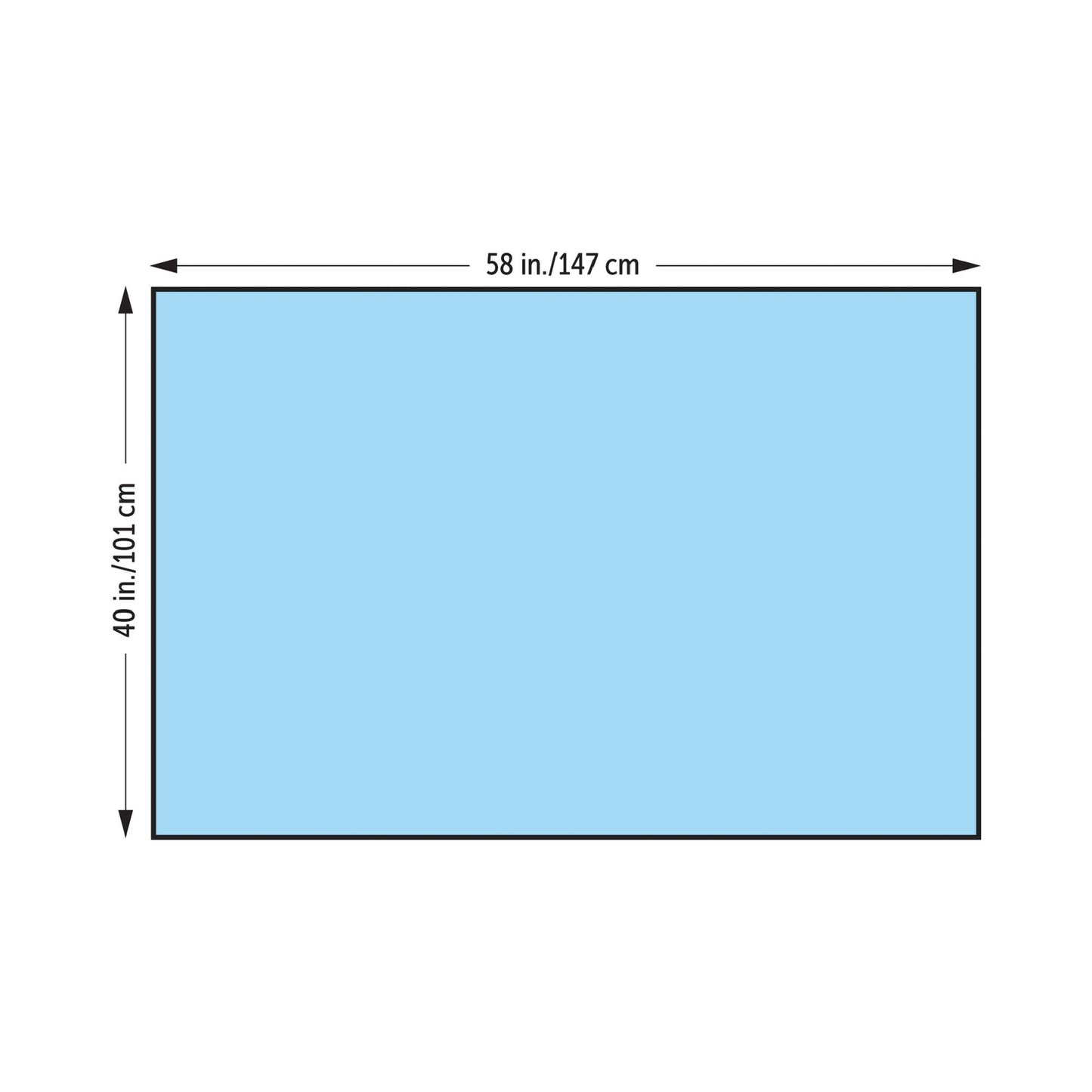 O&M Halyard Inc General Purpose Drape Half Drape 40 W X 58 L Inch Sterile (1152697_CS)