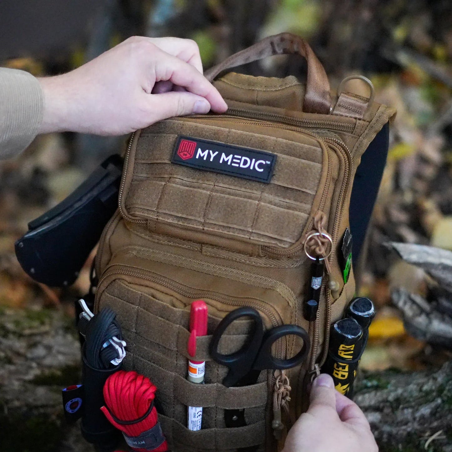 My Medic™ RECON Pro First Aid Kit Red Nylon Backpack (1207724_EA)