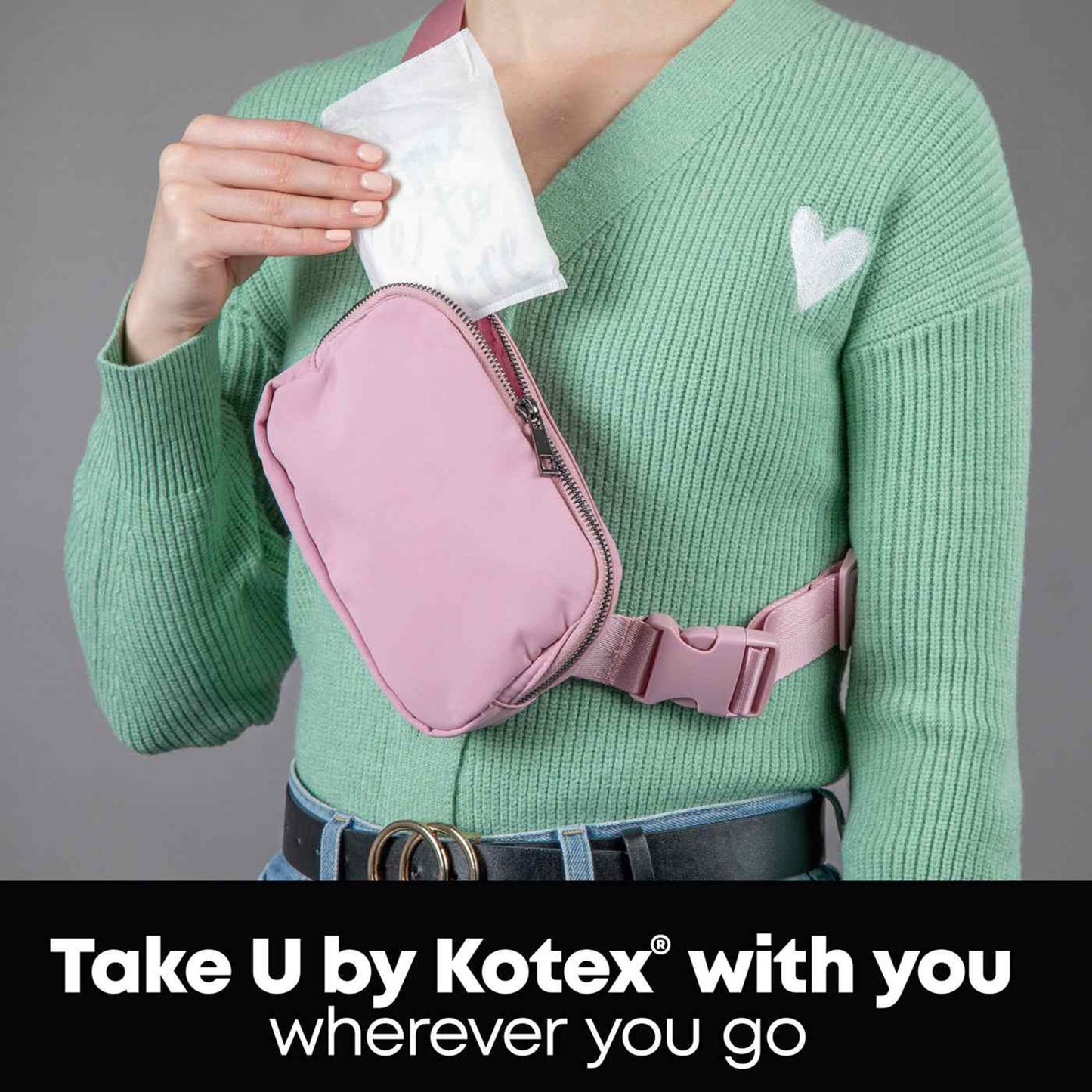 U by Kotex® Balance Feminine Pad Ultra Thin with Wings Regular Absorbency (1224718_CS)