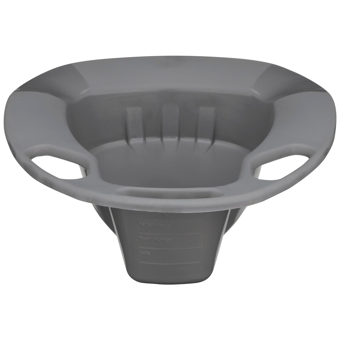 McKesson Stackable Bedpan Graphite 2 Quart / 1893 mL (1028130_CS)