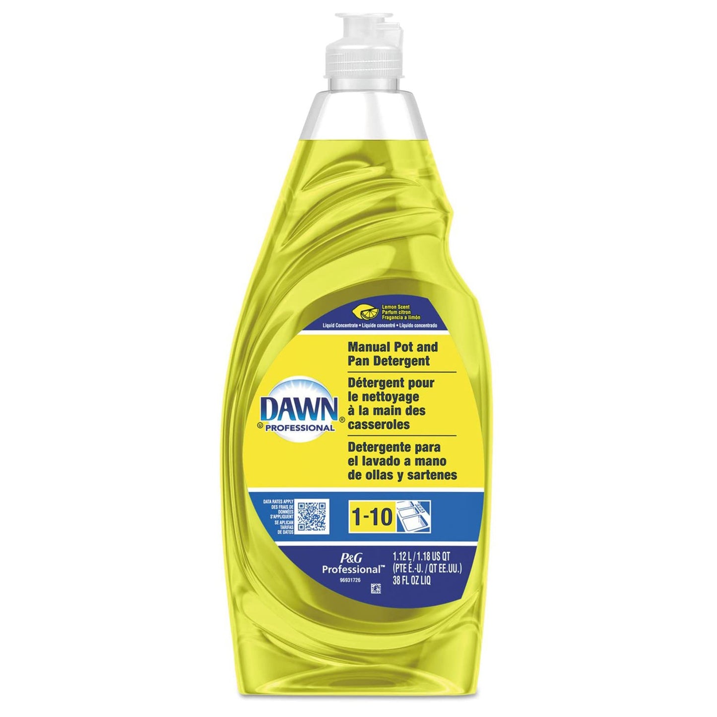 Dawn® Professional Dish Detergent 38 oz. Bottle Liquid Lemon Scent (860763_CS)