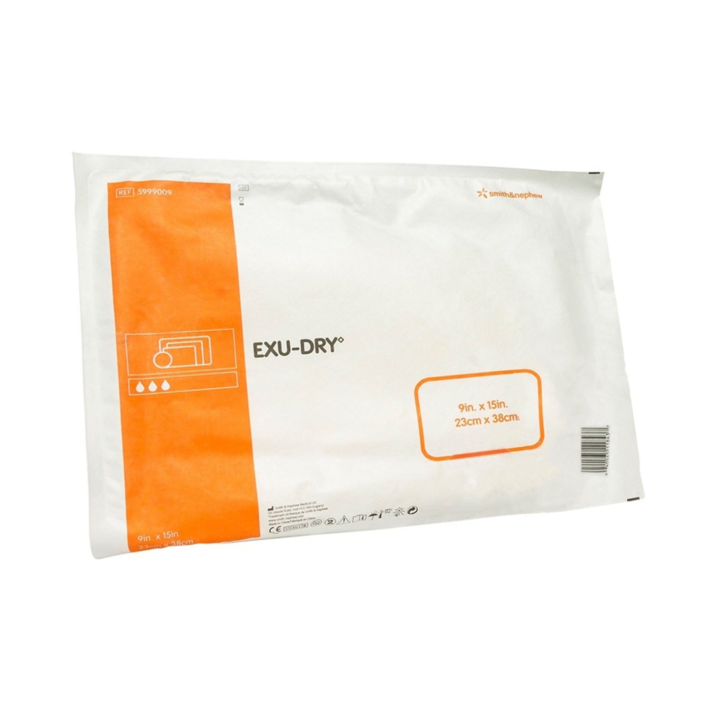 EXU-DRY Anti-Shear Super Absorbent Dressing 9 X 15 Inch Rectangle (360875_CS)