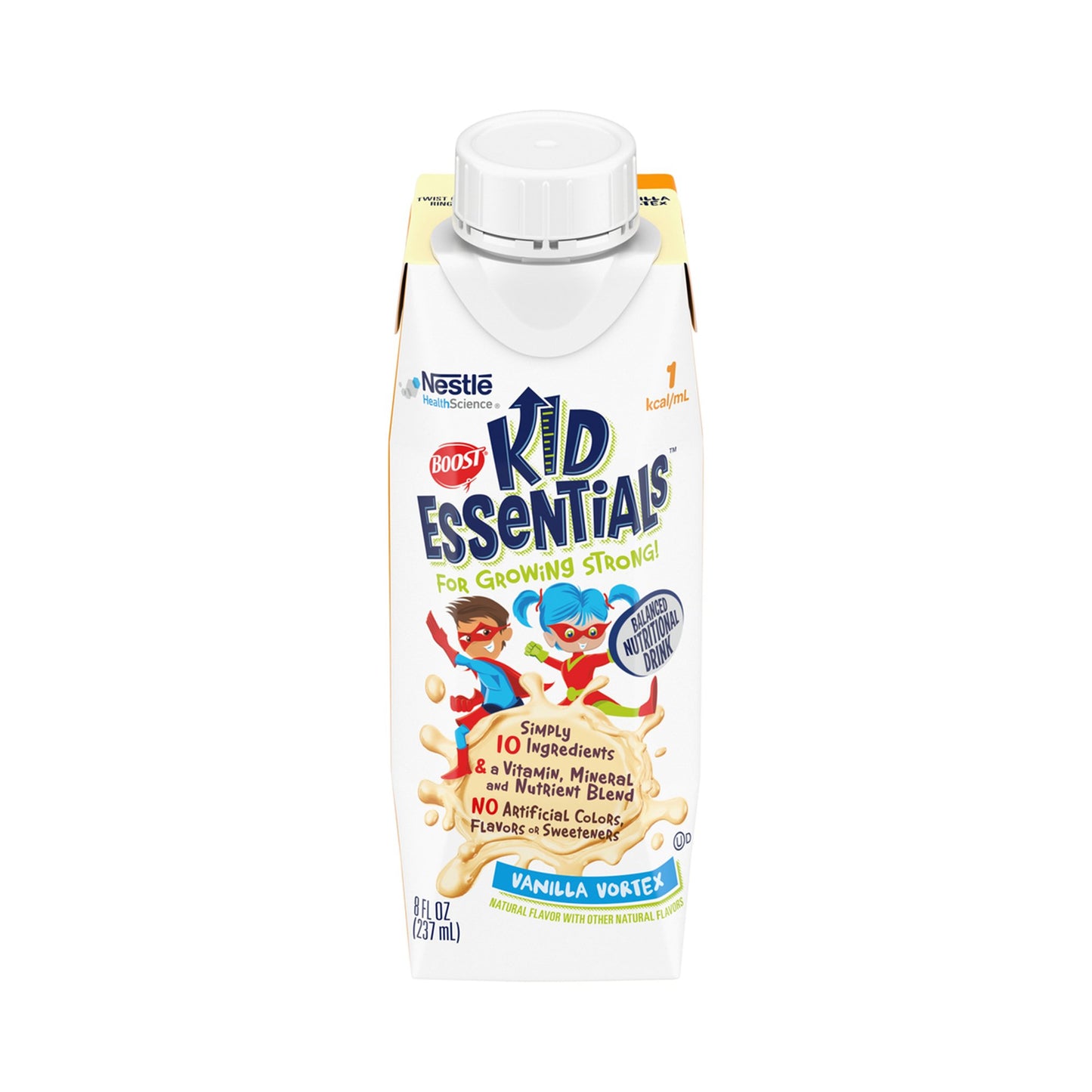 Boost® Kid Essentials™ 1.0 Pediatric Oral Supplement Vanilla Vortex Flavor 8 oz. Carton Liquid Vitamins / Minerals (1178508_EA)