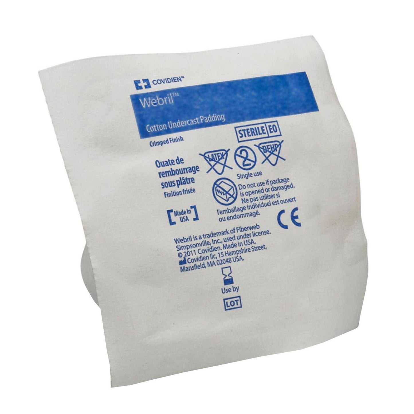 Webril™ Cast Padding Undercast 2 Inch X 4 Yard Cotton Sterile (164497_EA)