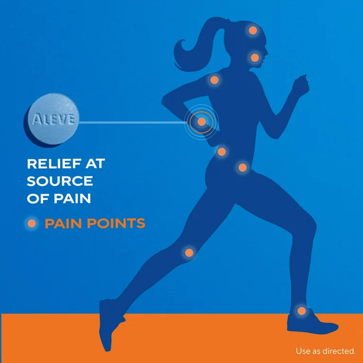 Aleve® Back Pain Relief 220 mg Strength Naproxen Sodium Tablet 24 per Bottle (1229958_BT)