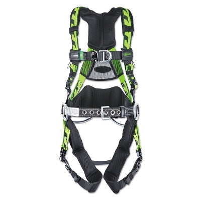 Honeywell AirCore Wind Energy Harness, Frnt and Side Alum D-Rings, Univ-L/XL Green (493-AAFW-QCBDPUG)