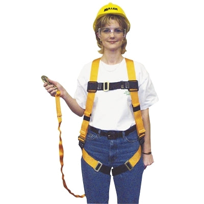 Honeywell Titan™ Harness/Shock-Absorbing Lanyard Combo, Back D-Ring, Locking Snap and Rebar Hooks (493-TK4051-Z7U6FTAK)