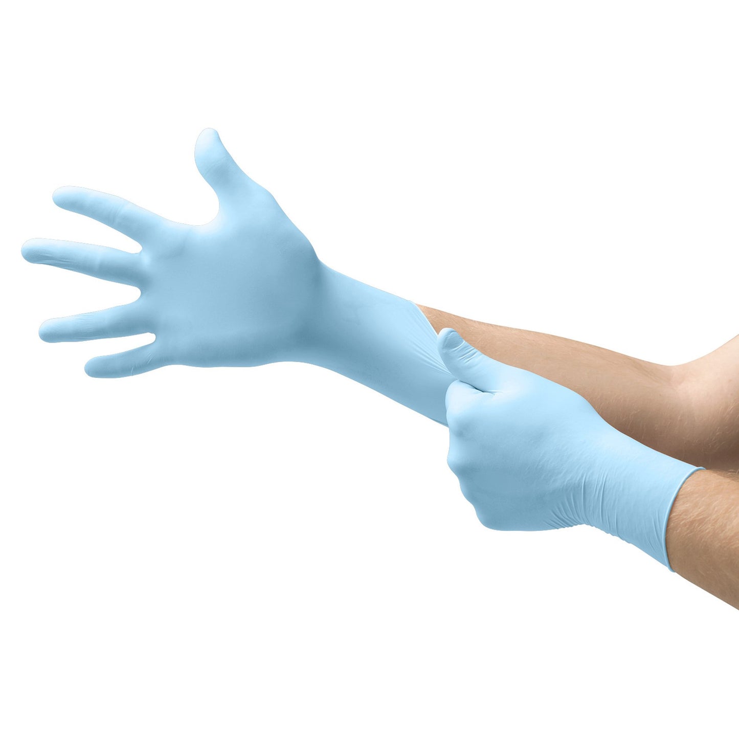 XCEED™ Exam Glove Small NonSterile Nitrile Standard Cuff Length Textured Fingertips Blue Not Rated (763376_BX)