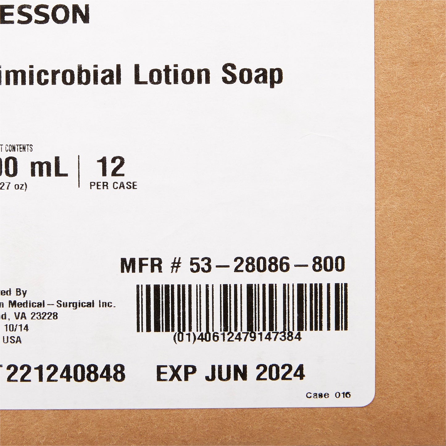 McKesson Antimicrobial Soap Lotion 800 mL Dispenser Refill Bag Herbal Scent (510349_CS)