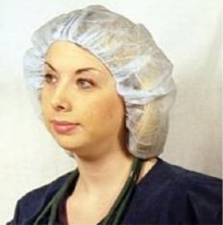 Dukal™ Bouffant Cap One Size Fits Most Blue Elastic Closure (363203_BX)