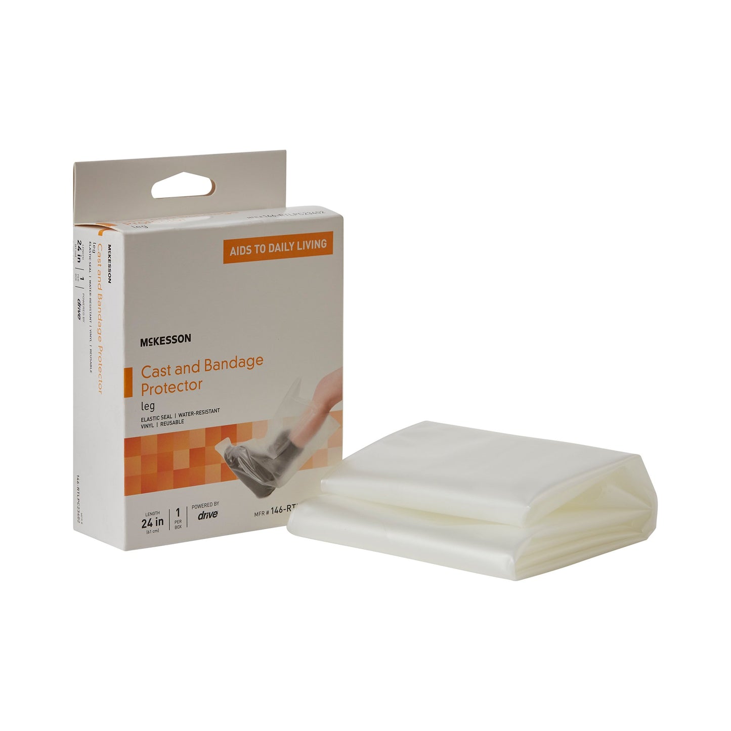 McKesson Leg Cast Protector One Size Fits Most Polyvinyl 24-1/2 Inch (1103382_CS)