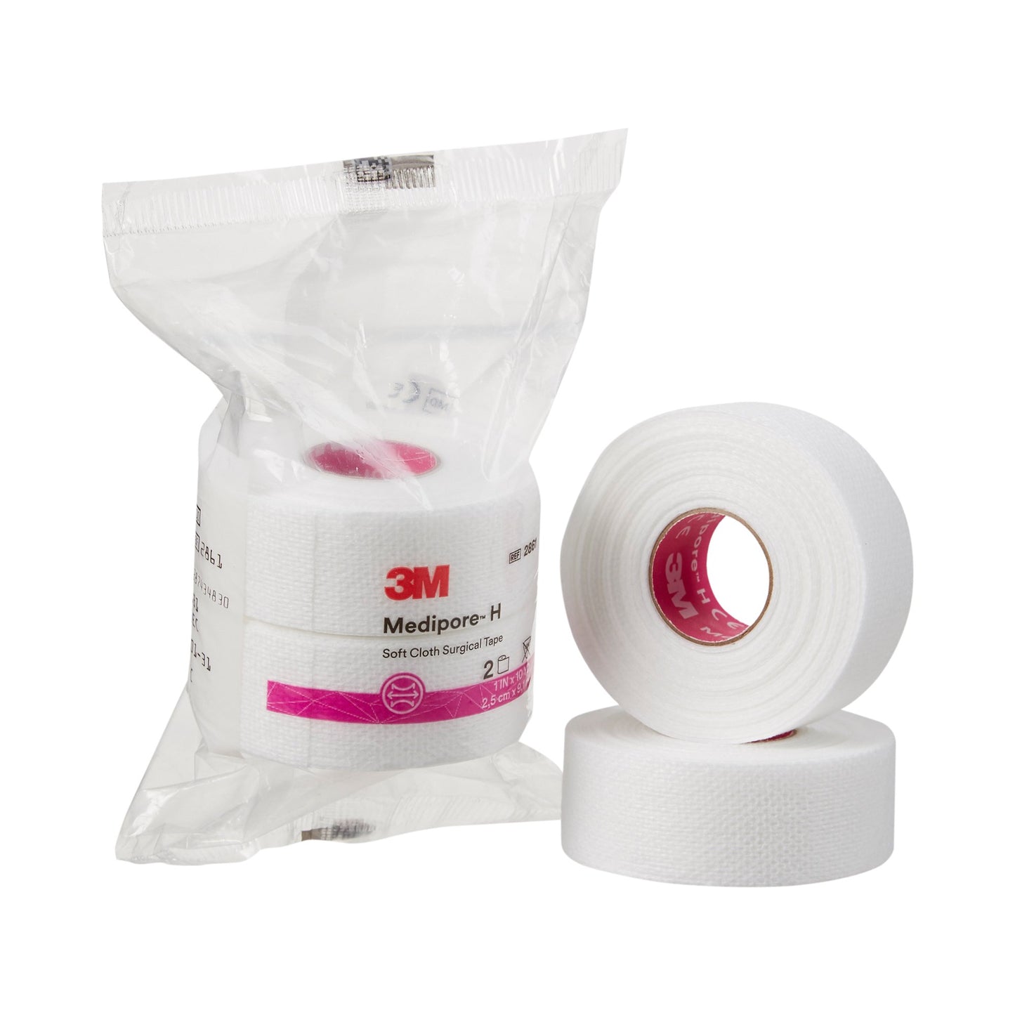 3M™ Medipore™ H Perforated Medical Tape White 1 Inch X 10 Yard Soft Cloth NonSterile (443997_CS)