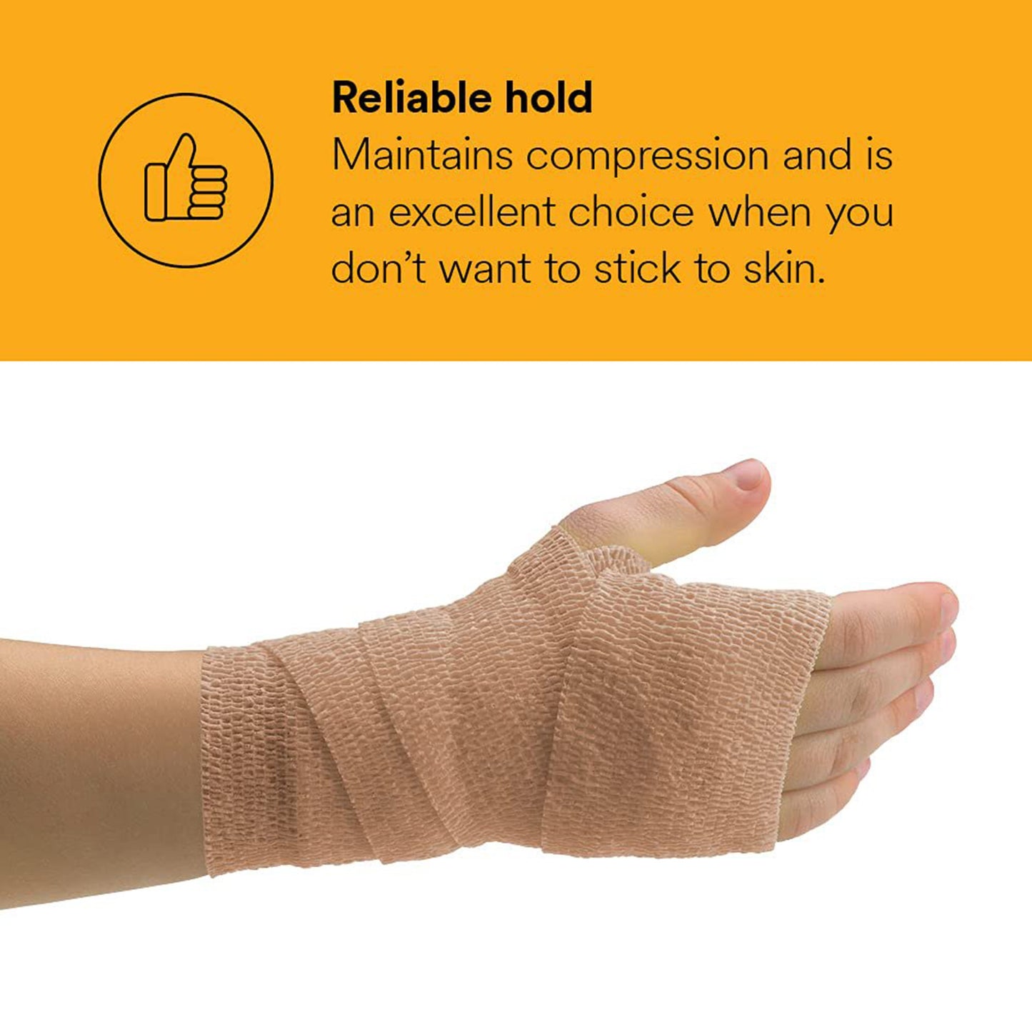 3M™ Coban™ NL Cohesive Bandage 2 Inch X 2 Yard Self-Adherent Closure Tan NonSterile Standard Compression (1190016_CS)