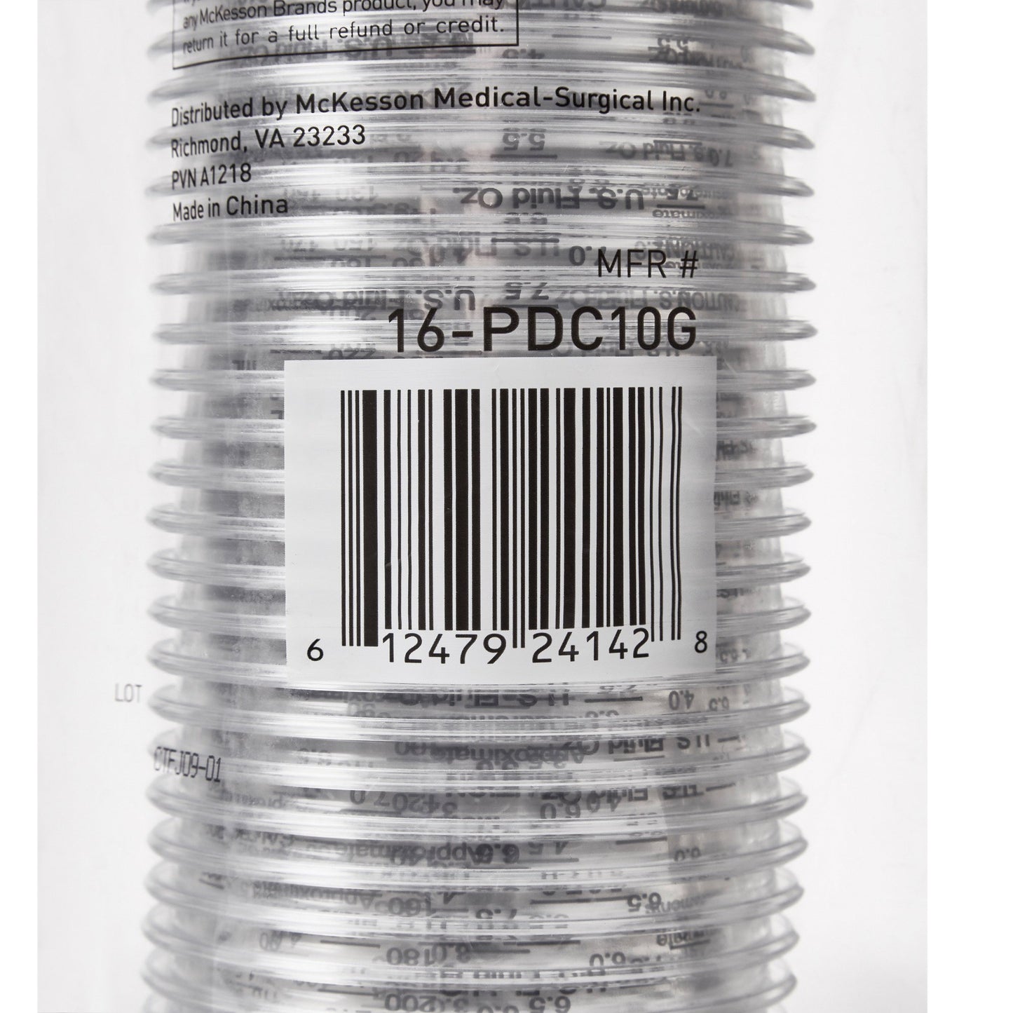 McKesson Drinking Cup 10 oz. Clear Polyethylene Disposable (1127772_SL)