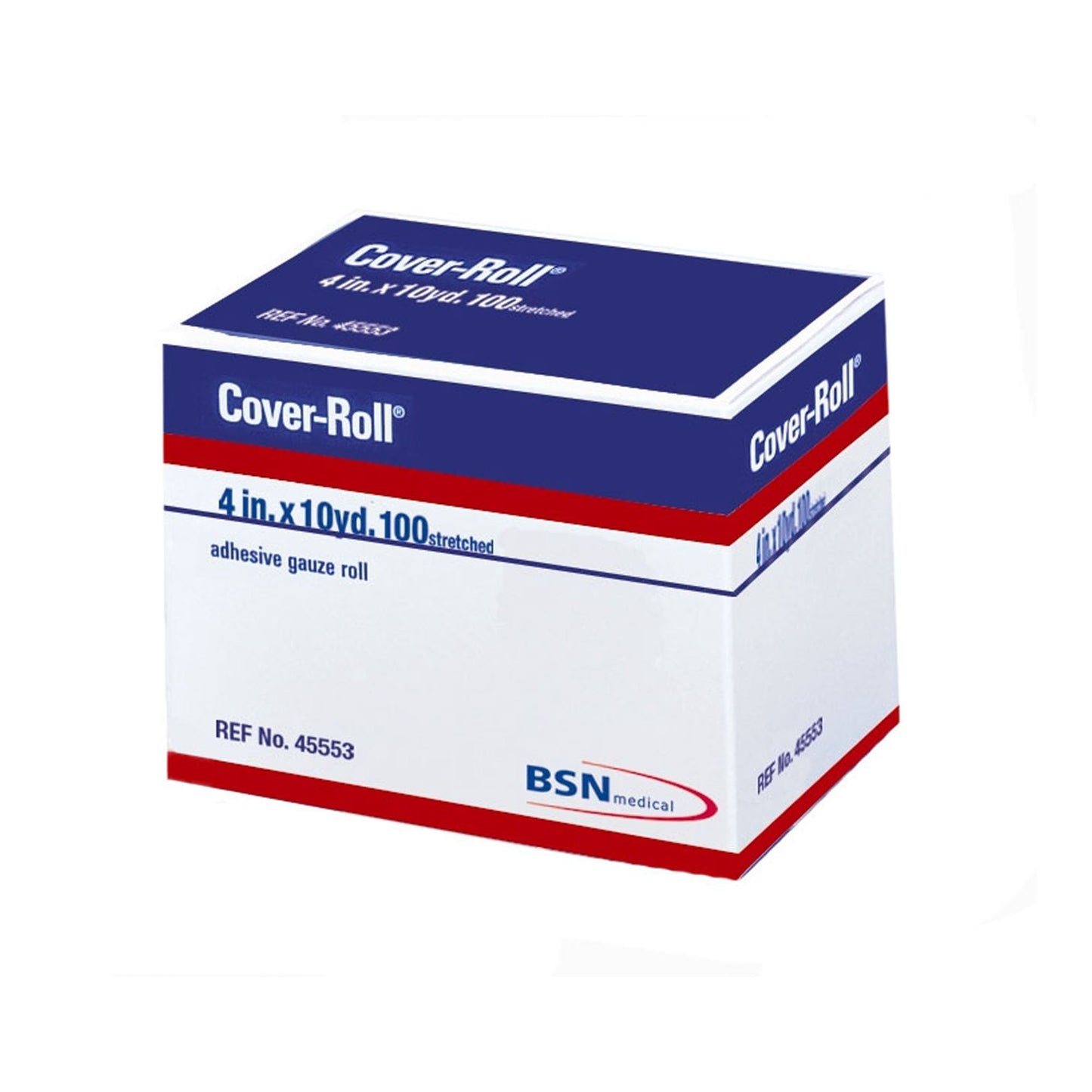Cover-Roll® Stretch Dressing Retention Tape with Liner White 4 Inch X 10 Yard Nonwoven Polyester NonSterile (191704_BX)