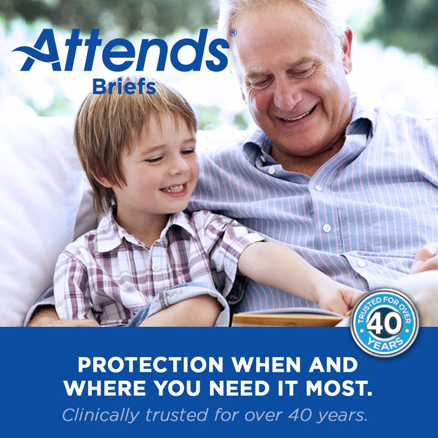 Attends® Unisex Youth Incontinence Brief Small Disposable Heavy Absorbency (959837_CS)